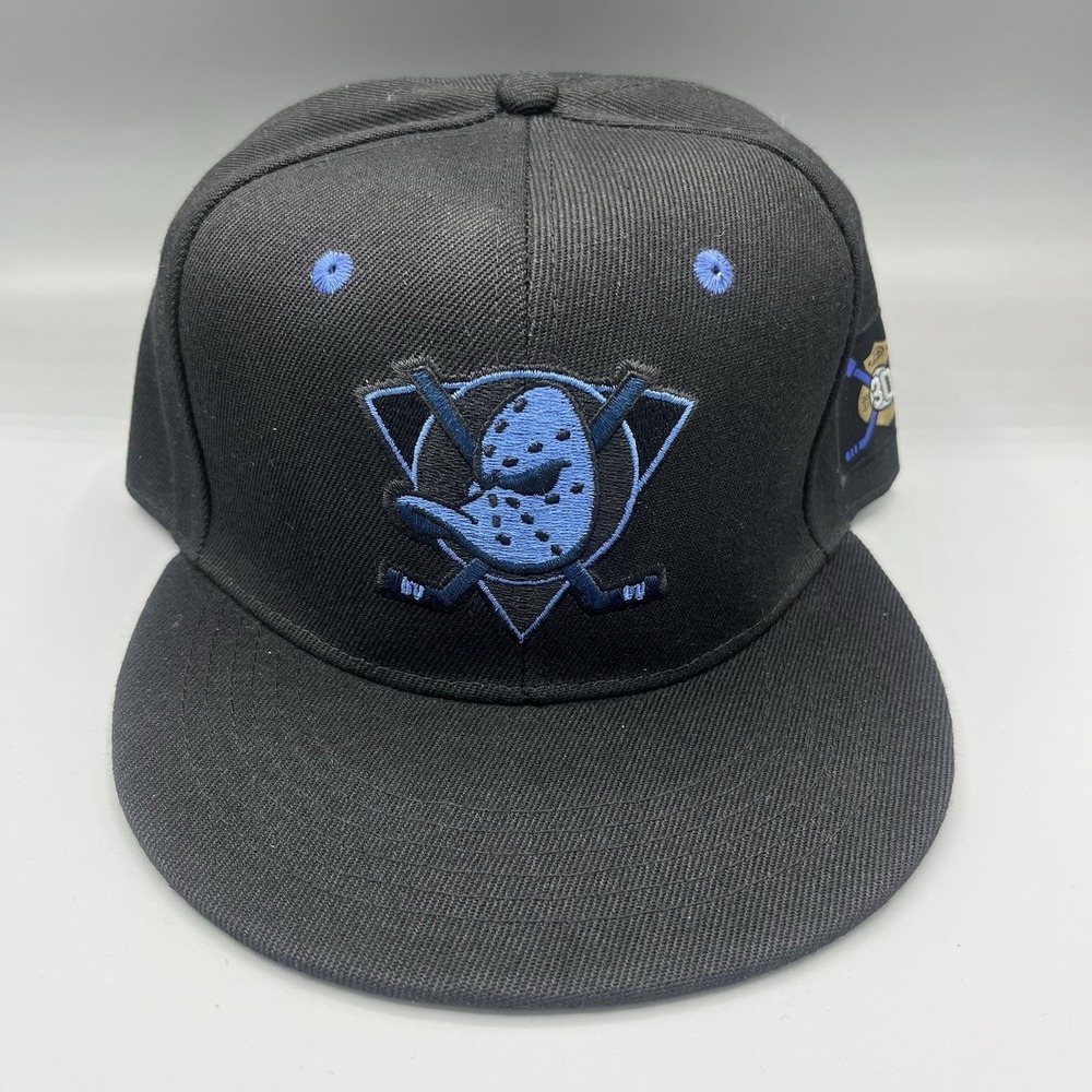Anaheim Ducks Hat 30th Anniversary Promo SnapBack Embroidered NWOT Black READ